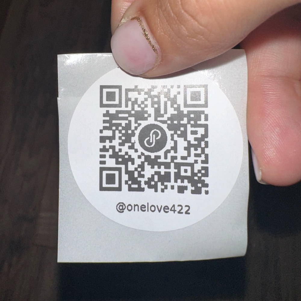 100 Custom 2” QR Code Stickers - White